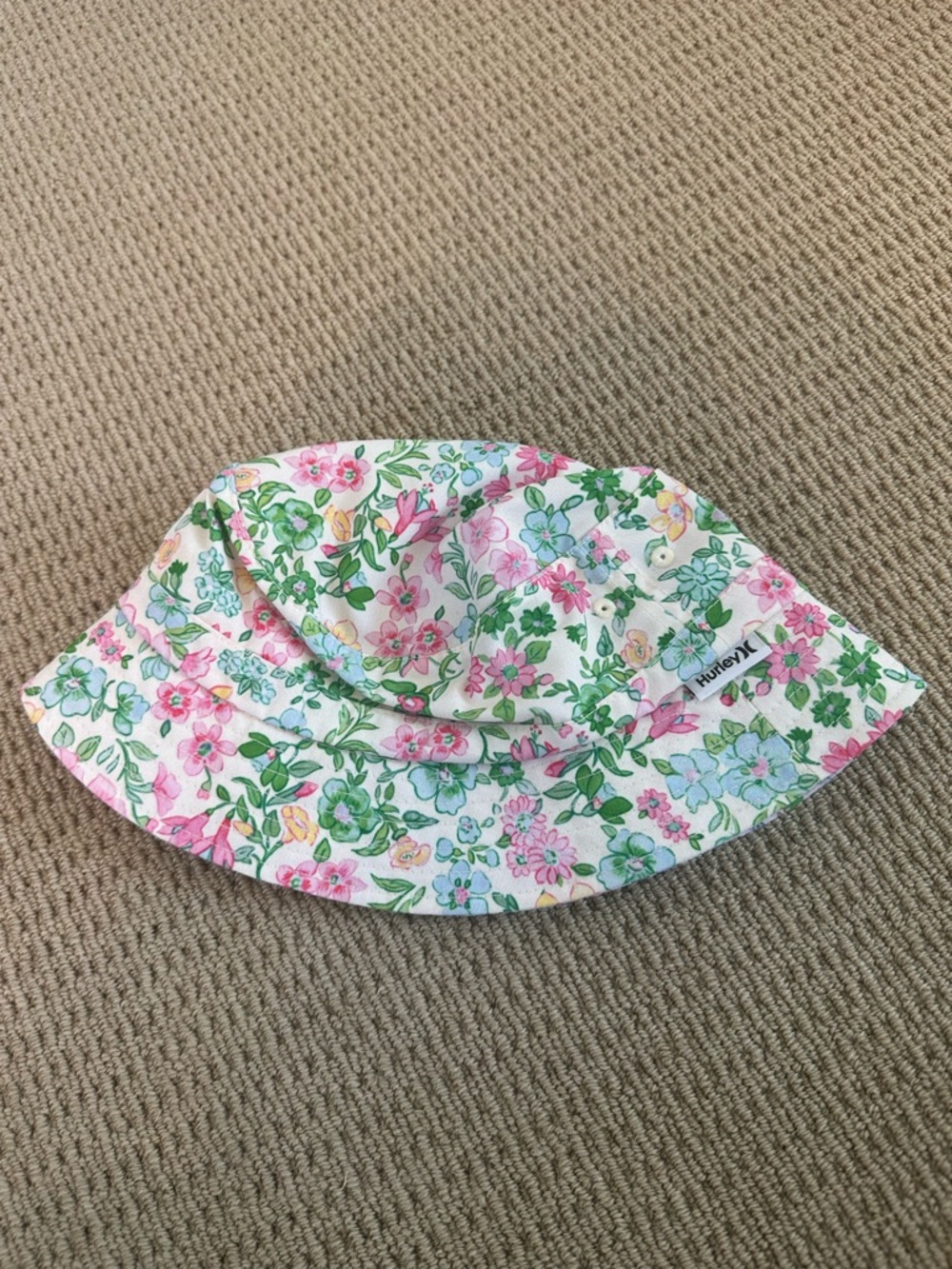 Love shack fancy x Hurley collab bucket hat